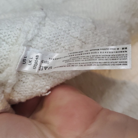 Free People Beach Carter Sweater Shorts Set Size Large Cotton Blend BoHo Beachy - Picture 5 of 16